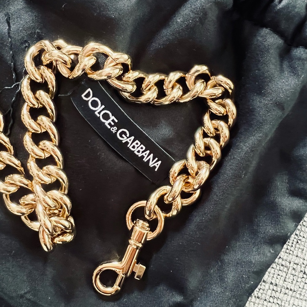 Dolce & Gabbana Pink and Gold Chain Bag - Picture 5 of 8